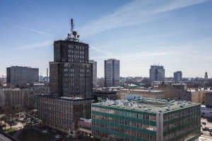 Łódzkie wieżowce widoki z wysoka 01
